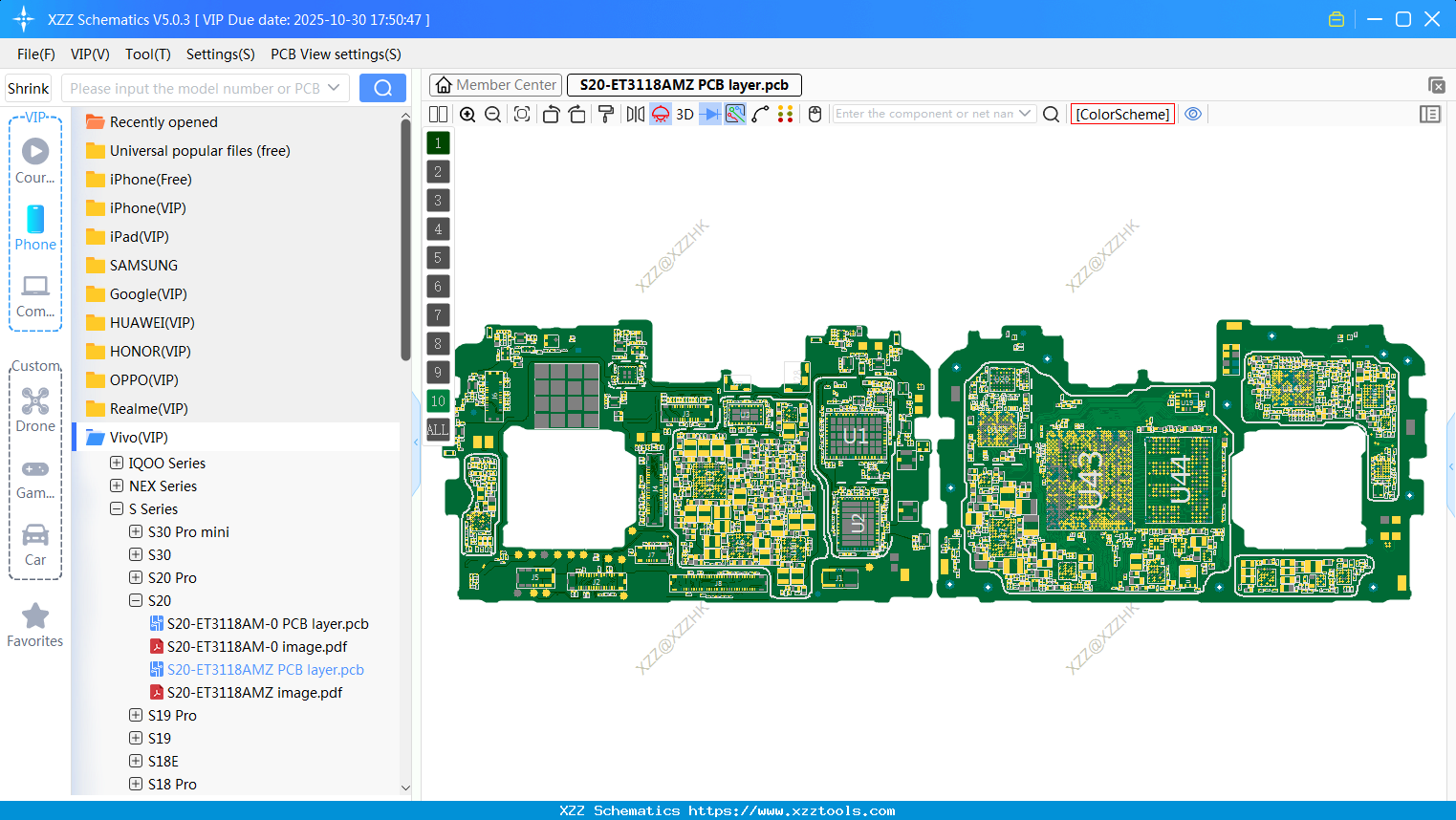 S20-ET3118AMZ PCB Layer